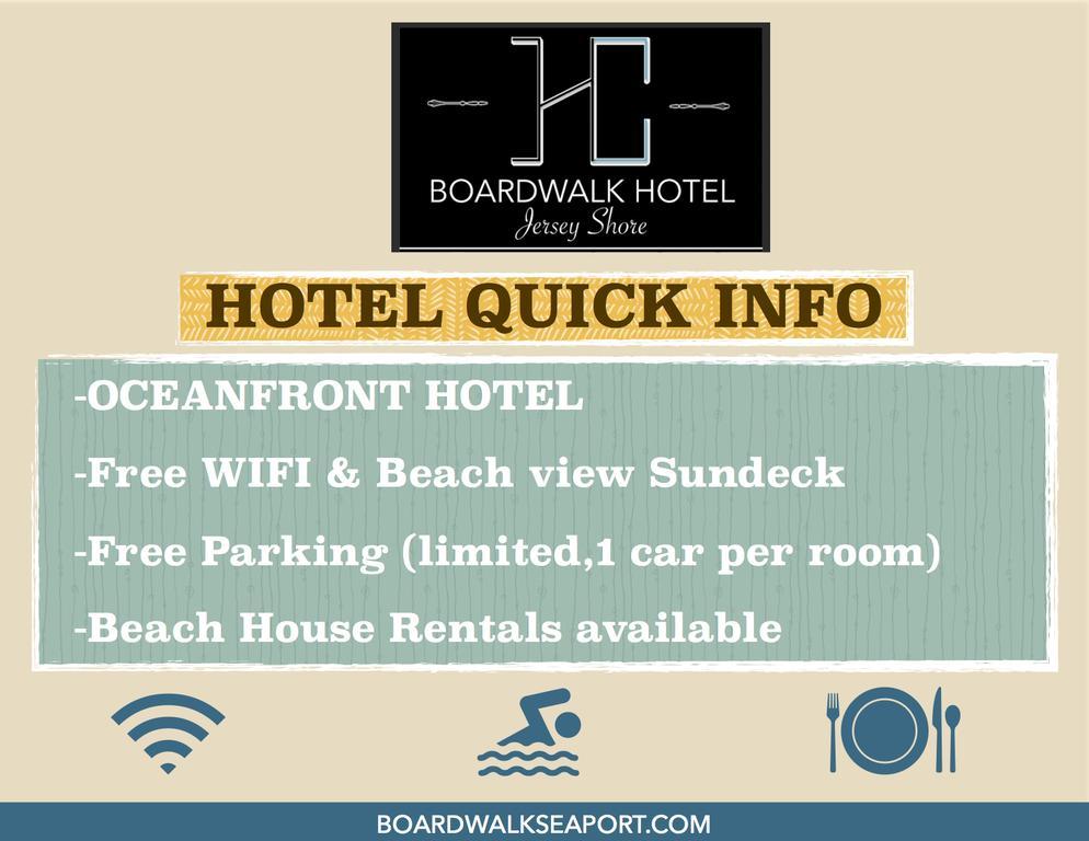 Boardwalk Hotel Charlee & Apartments Beach Hotel Oceanfront Seaside Heights Εξωτερικό φωτογραφία